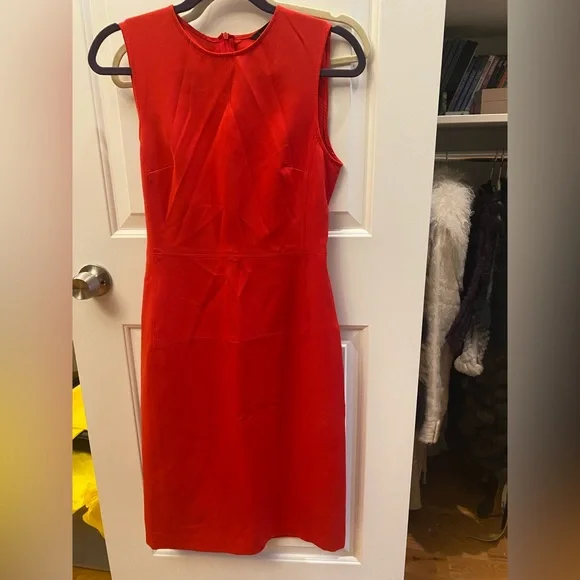 Zara | Dresses | Zara Small Red Tank Midi Dress | Poshmark